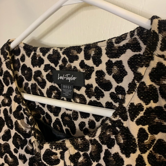 Collarless Lord & Taylor Top Coat - Picture 3 of 3